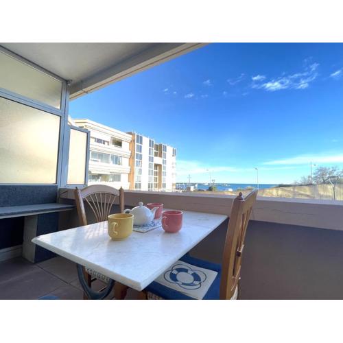 Appartement 2 pièces en bord de mer avec piscine - Sète - FR-1-338-447