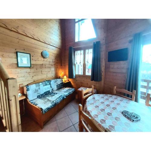 Appartement 2 pièces + mezzanine, balcon, 6 pers, Plagne Soleil, près des pistes - FR-1-351-151