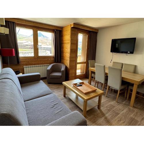Appartement 2 pièces+cabine, Ski aux pieds, Piscine et Animaux admis à Belle Plagne - FR-1-181-2823