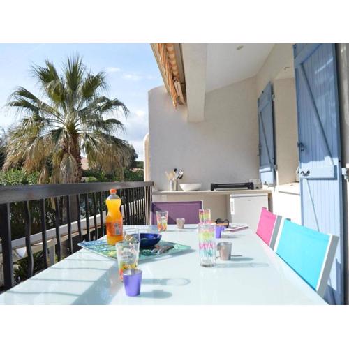 Appartement 2P cabine rénové, clim, wifi, terrasse, parking, proche plage - Sainte-Maxime - FR-1-226-304