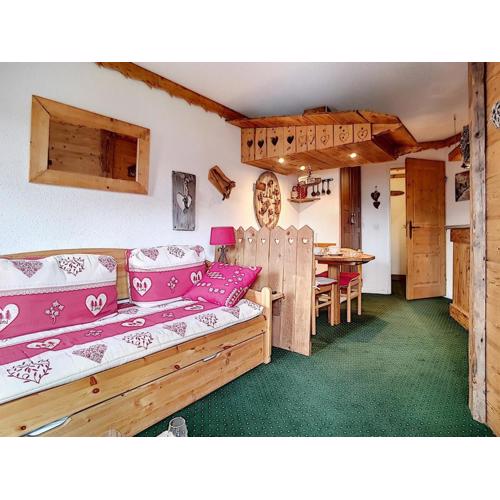 Appartement 2P lumineux, proche pistes, balcon, non-fumeur - FR-1-344-923