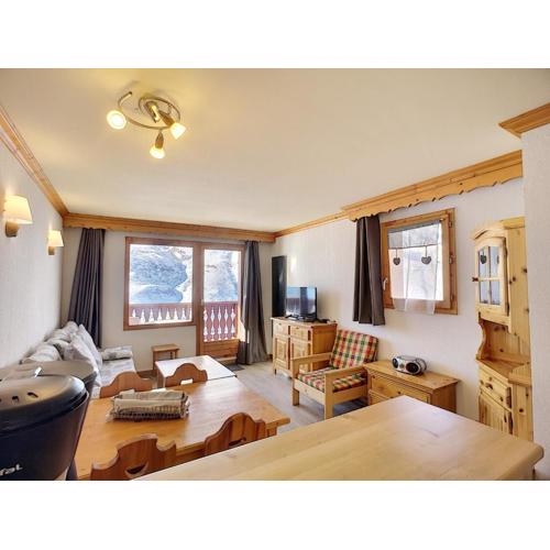 Appartement 3 pièces, 6 pers., 45m², Résidence Les Valmonts, sud-ouest, accès direct aux pistes, Les Menuires - FR-1-178-319