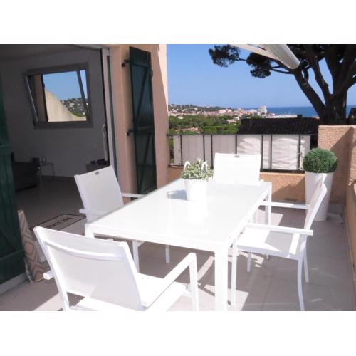 Appartement 3 pièces, clim, piscine, parking à Sainte-Maxime - FR-1-780-24