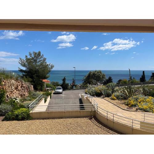 Appartement 3 pièces, vue mer, parking, climatisation à Sète - FR-1-338-620