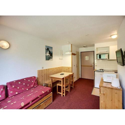 Appartement au pied des pistes, 2 pièces pour 4 pers, parking gratuit, Wi-Fi, Les Menuires - FR-1-178-6