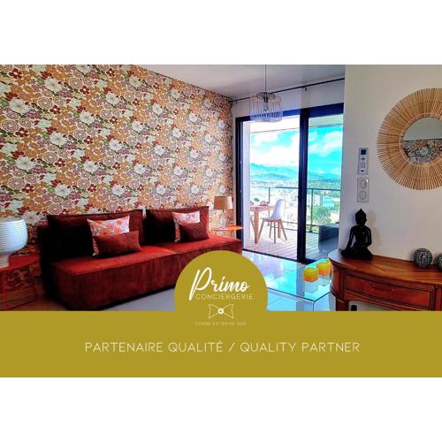 Appartement central, vue mer