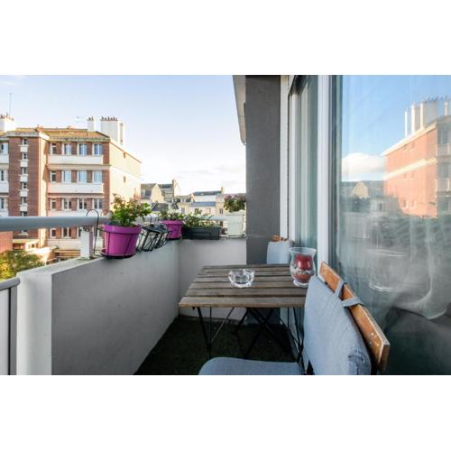 Appartement charmant à Rouen, 40 m², balcon et vue sur la ville.