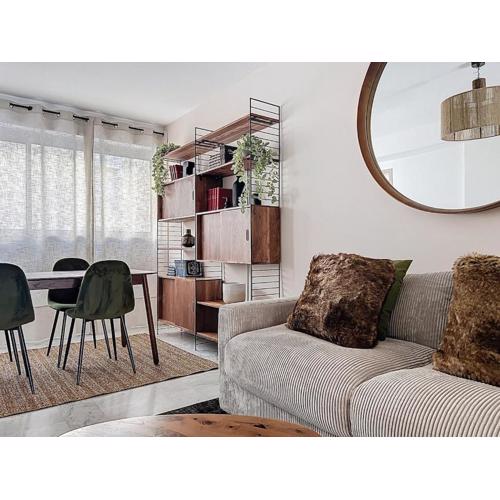 Appartement climatisé, 2 chambres, plage Mourillon
