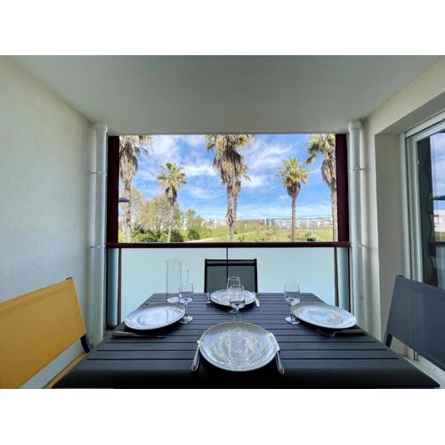 Appartement climatisé 3 pièces avec garage à 300m de la plage et des commerces à Sète - FR-1-338-576