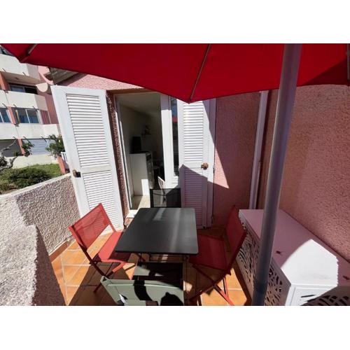 Appartement climatisé pour 2 pers avec parking proche plage - FR-1-338-618