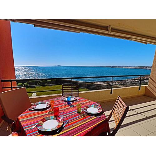 Appartement confortable 35m² avec terrasse et WIFI à Sète, 2 étoiles - FR-1-472A-163