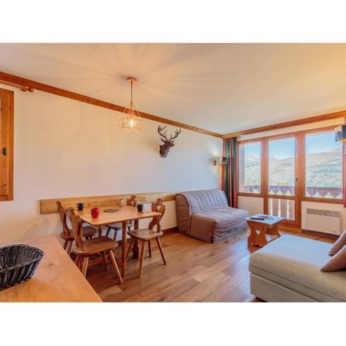 Appartement cosy 4 pers avec balcon, départ skis aux pieds, ascenseur, La Plagne-Tarentaise - FR-1-353-121