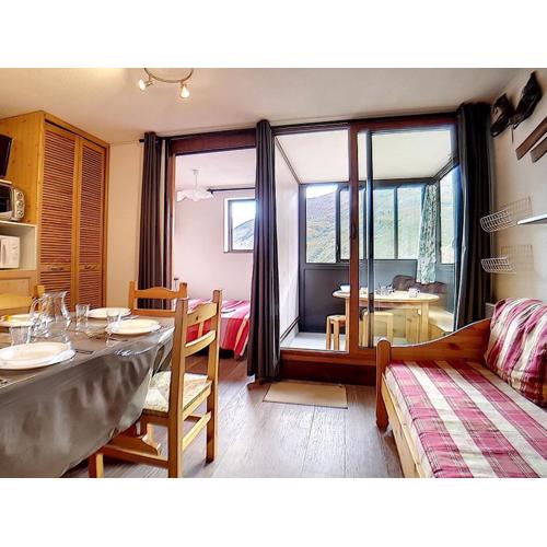 Appartement cosy 4 pers, ski aux pieds, balcon Sud-Ouest - FR-1-344-919