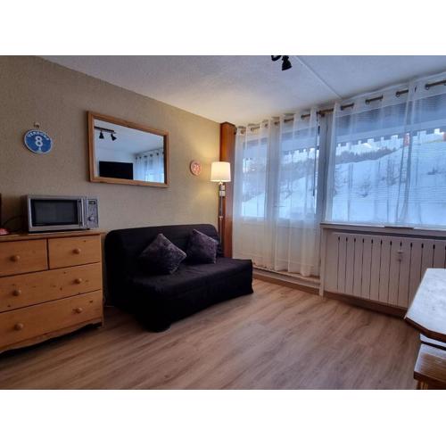 Appartement cosy à 100m des pistes, terrasse sud - FR-1-351-224