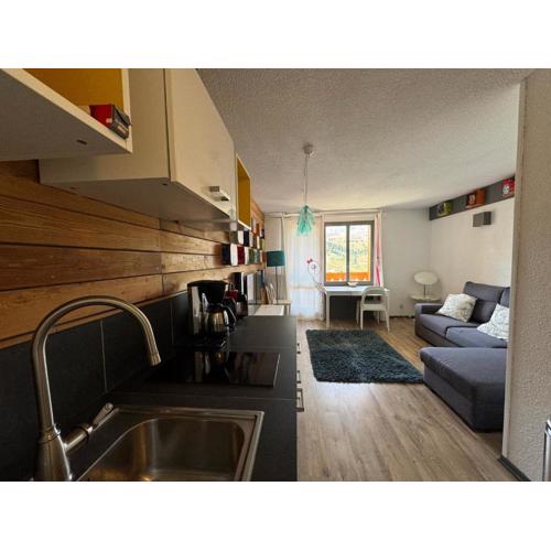 Appartement cosy au pied des pistes avec balcon et WIFI - FR-1-181-2151
