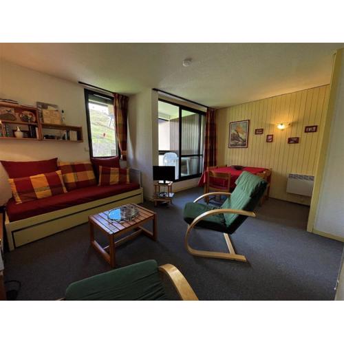 Appartement cosy aux Menuires, 4 pers, skis aux pieds, balcon sud-est - FR-1-452-375