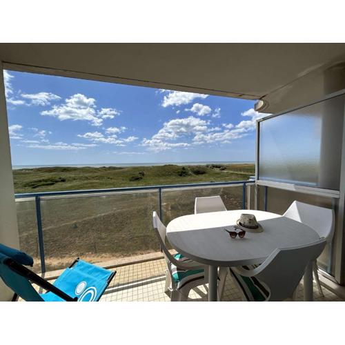 Appartement cosy avec balcon face mer - Accès plage & parking privé - FR-1-224C-241
