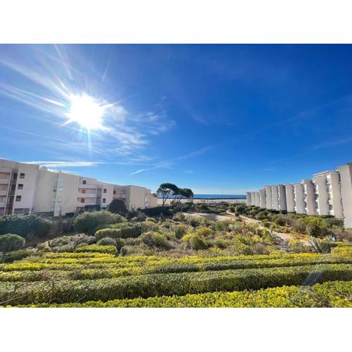 Appartement en bord de mer à Sète avec loggia, parking privé et accès direct à la plage - FR-1-338-566