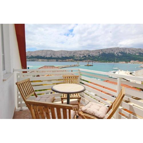 Appartement in Baška mit Eigenem Balkon - b59512