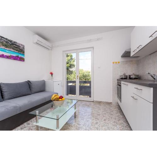 Appartement in Baška mit Eigenem Balkon - b59539