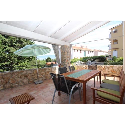 Appartement in Baška mit Eigener Terrasse - b59543