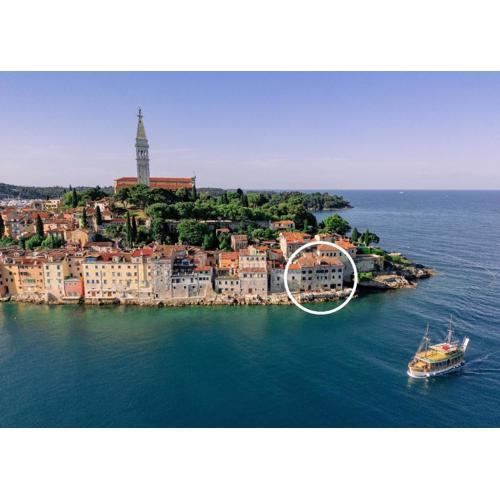 Appartement in Rovinj und Meerblick
