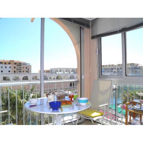 Appartement lumineux 2P avec loggia et parking à Sète - FR-1-338-70