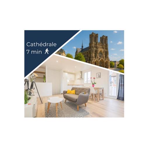Appartement lumineux proche Cathédrale
