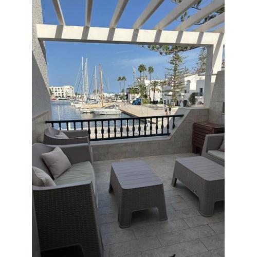 Appartement luxe avec vue sur le port de Kantaoui