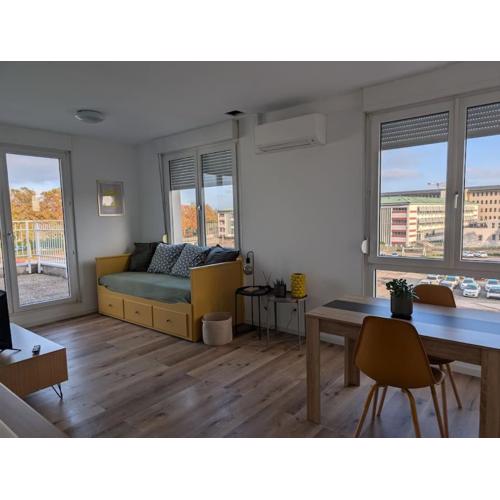 Appartement moderne avec terrasse et vue panoramique