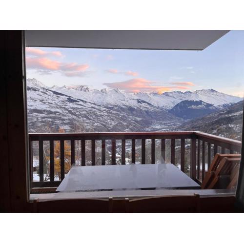 Appartement Montchavin - accès direct piscine et remontées mécaniques