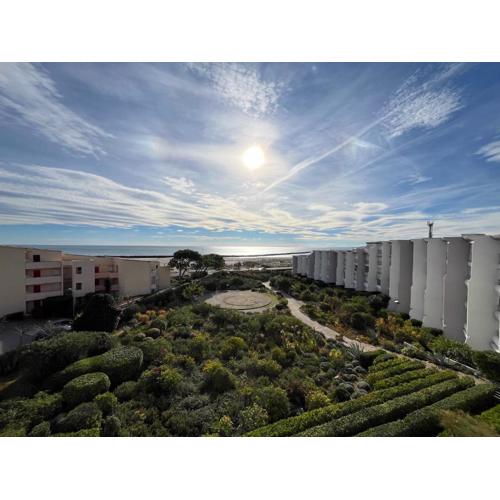 Appartement pour 4 face à la mer avec parking privé, à Sète - FR-1-338-619