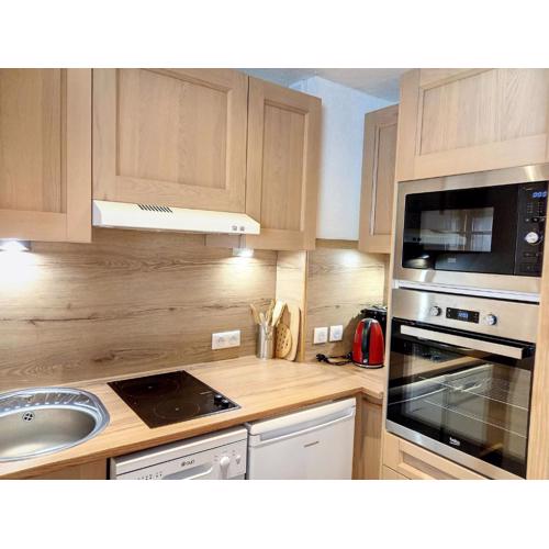 Appartement rénové 2 pièces, centre station, piscine, animaux admis - FR-1-181-2141