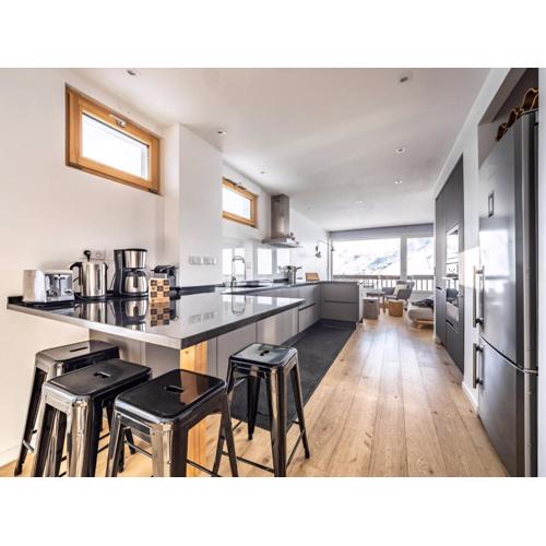 Appartement rénové, 5 pièces, skis aux pieds avec balcon et WIFI - FR-1-502-364