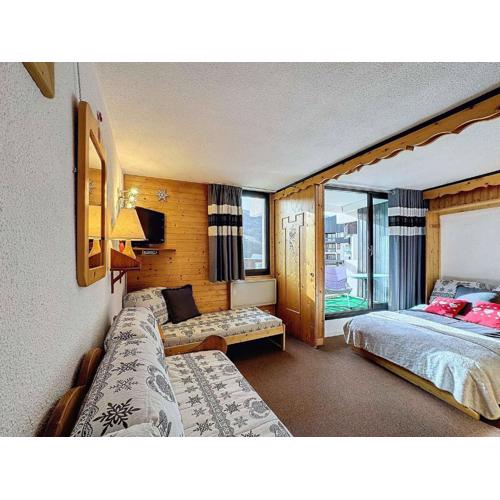 Appartement ski aux pieds, idéal 4 pers, plein sud, Les Menuires - FR-1-178-395