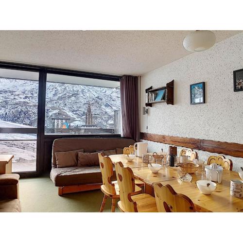 Appartement skis aux pieds avec balcon et 2 chambres - FR-1-344-1037