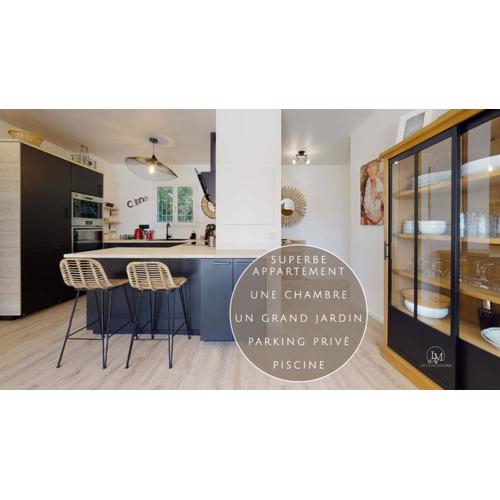 Appartement T2 : Jardin, Piscine, Parking à Sainte-Maxime