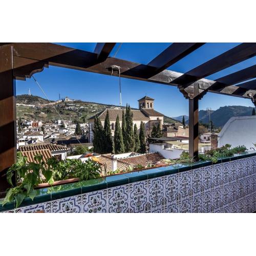 Apt in Albaycin, terrace and views to Sacromonte