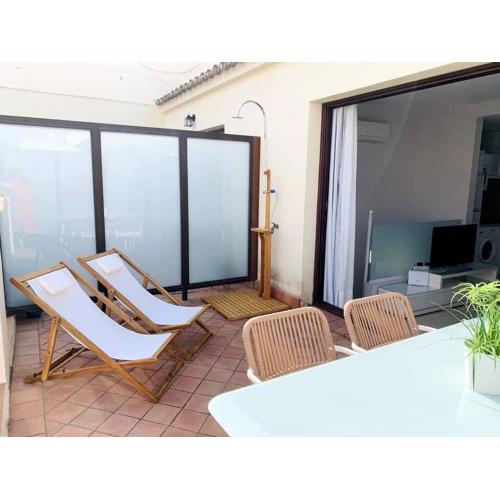 Apto. con terraza privada centro