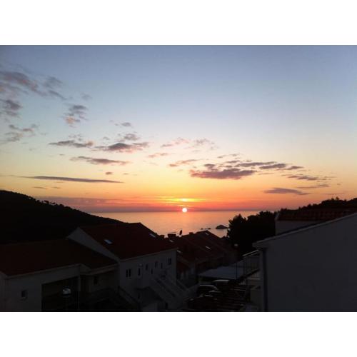 Artistic sunset apartment