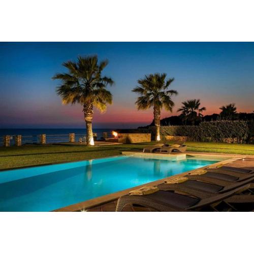 Astounding Seafront Kefalonia Villa 3 Bedrooms Villa Alegria Private Pool Amazing Sea Views Minies