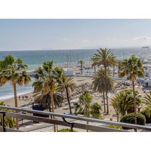 Atardecer en la playa en Marbella Centro