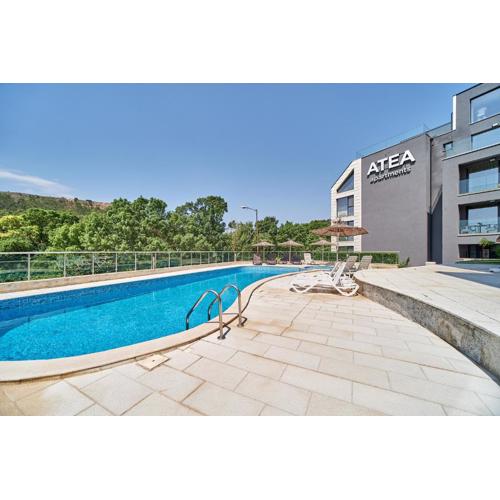 ATEA complex with pool next to the beach