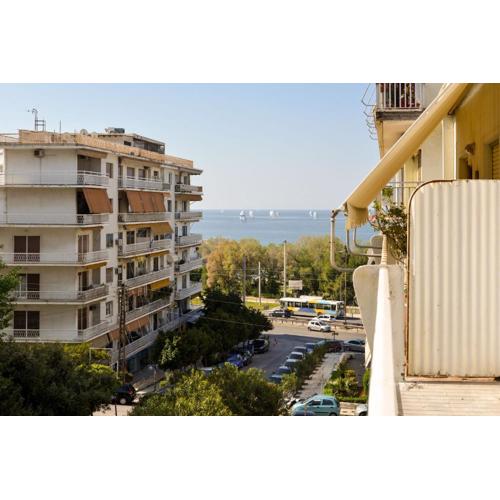 Athens Sea view 2 floor apartment next to Marina