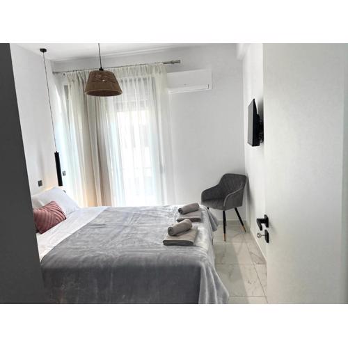 Athens white apartments