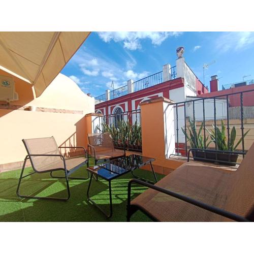 Ático 1 Terraza y sol en el Centro de Sevilla !!