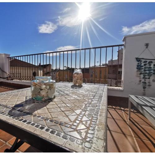 Ático con vistas centro histórico / Terraza 40 m