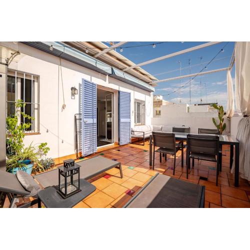 Ático la Azotea con terraza PRIVADA