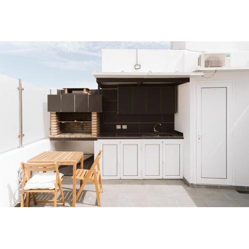 Ático luxury, BBQ, Terraza privada, Solarium, Zona de trabajo