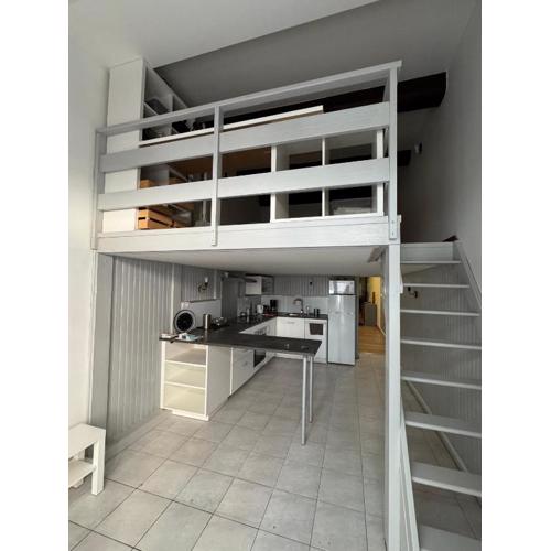 Au pied des Halles - 46m2 en centre ville - 1 chambre et 1 mezzanine - tout confort
